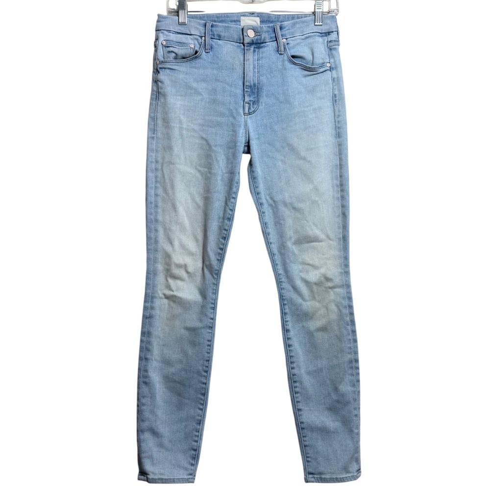 Mother The Looker Ankle Jeans When In Rome Light Wash Skinny 28 1161-756